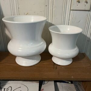 Elegant White Pots